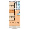 hau’ oli 2LDKの間取り