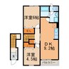 エヴァーグリーン（味美町） 2DKの間取り