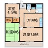 プリミエール弥生 3DKの間取り