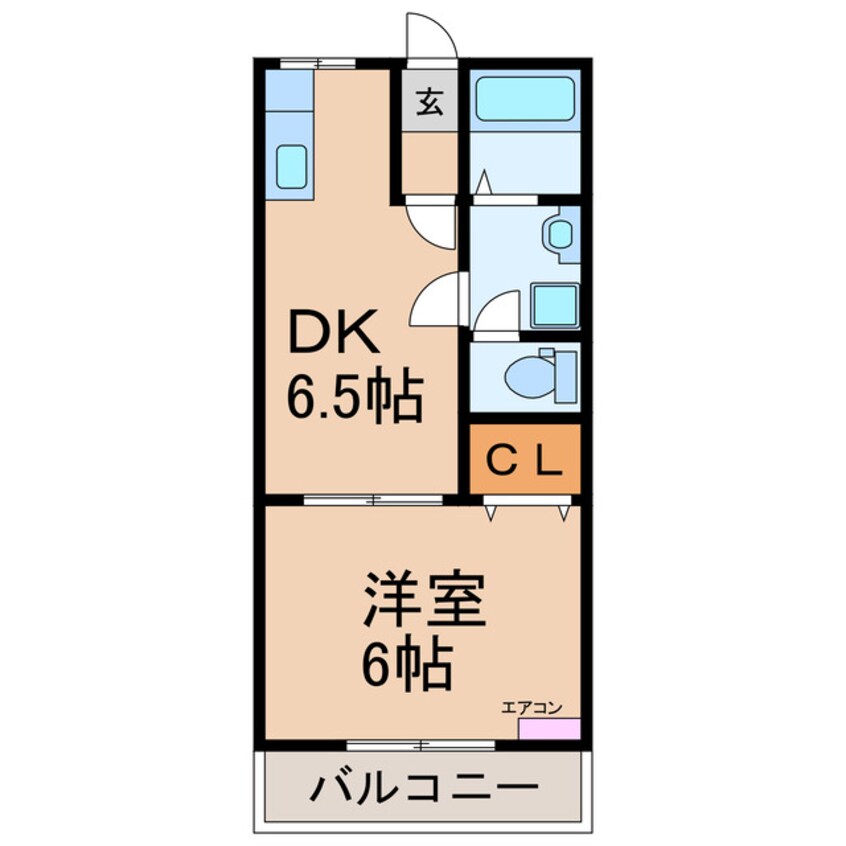 間取図 コーポ幸（上条町）