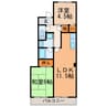 リブレＭ鳥神 2LDKの間取り