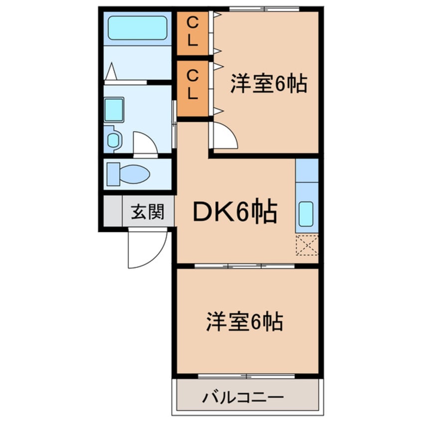 間取図 レインボービレッジⅠ・Ⅱ