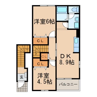 間取図 カーサ・フロレスタB