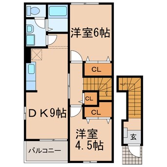 間取図 カーサ・フロレスタB