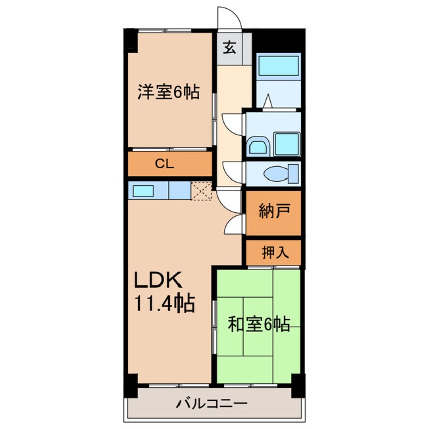 間取図 アズール