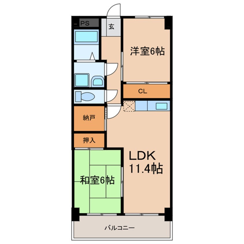 間取図 アズール