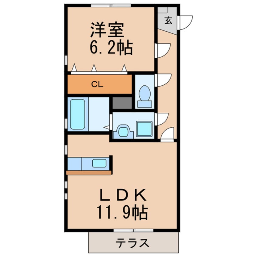 間取図 リバービュー
