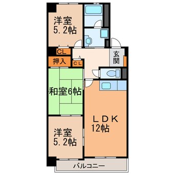 間取図 エスポワール五反田