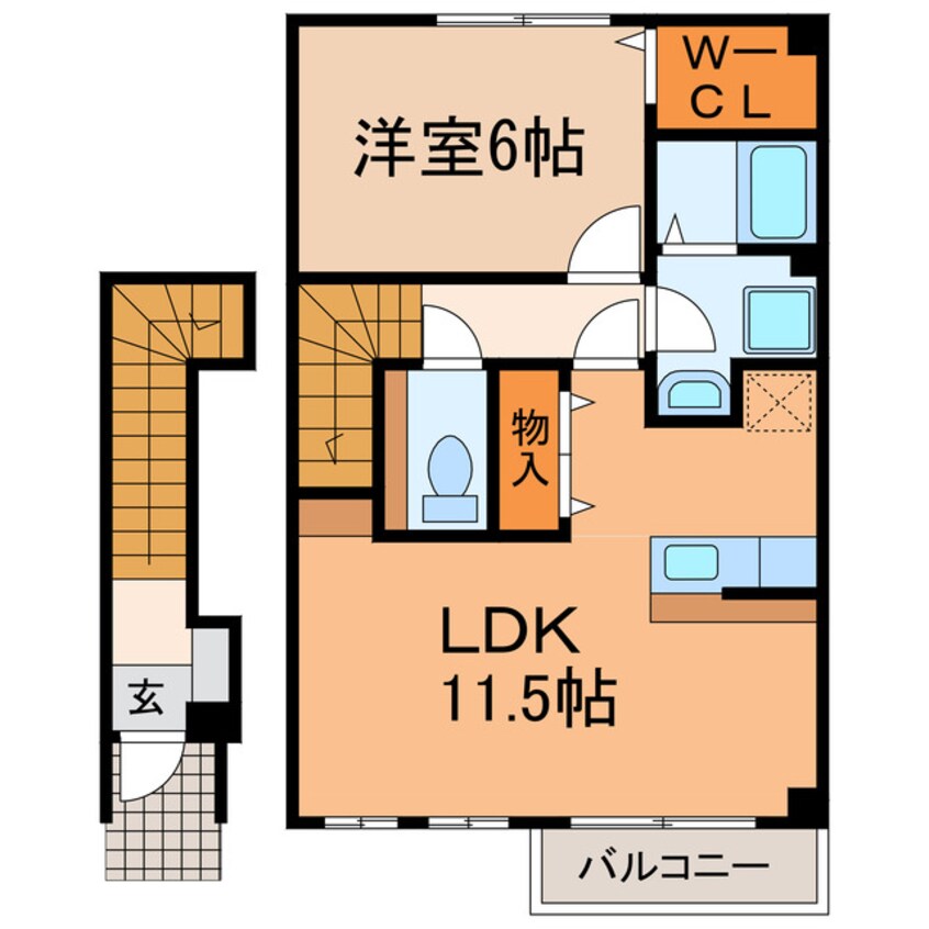 間取図 Pulito casa