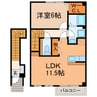 Pulito casa 1LDKの間取り