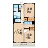 タツミ 2LDKの間取り