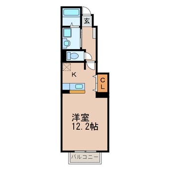 間取図 プレステージⅡＡ