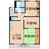 メゾン志水 3LDKの間取り