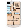 ルミナスハイムⅡ 2LDKの間取り
