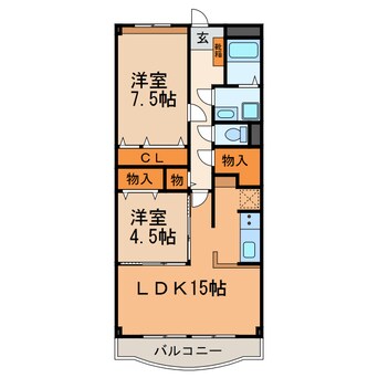 間取図 ヴィラ・グランチェスタ