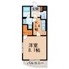 ソレイユ　ルヴァン（如意申町） 1Kの間取り