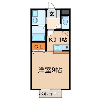 間取図 ジュネス　ドミール