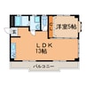 ＭＵハイツ 1LDKの間取り