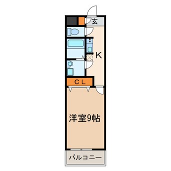 間取図 カーサ・ベルデ（下市場町）