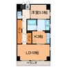 liberal 1LDKの間取り
