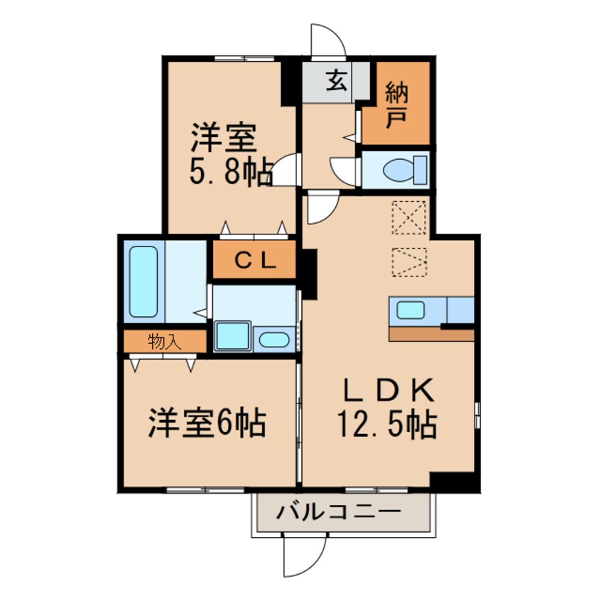 間取図 グランフルール