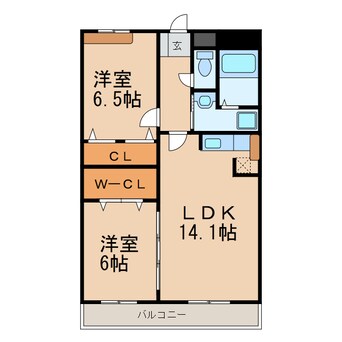 間取図 ラコンテ　カーサ