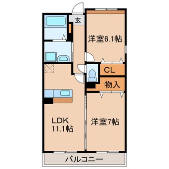 間取図 セレノ・パラッツォ