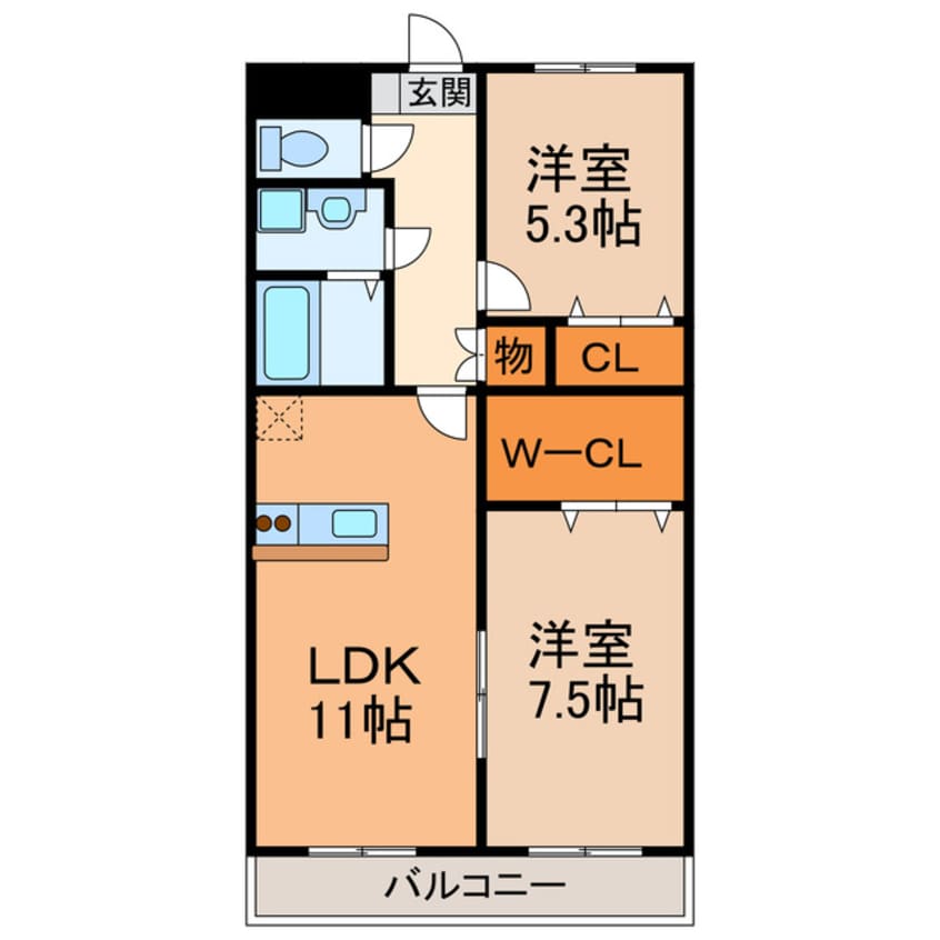 間取図 カンタービレ（桔梗平）