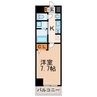 willDo勝川 1Kの間取り