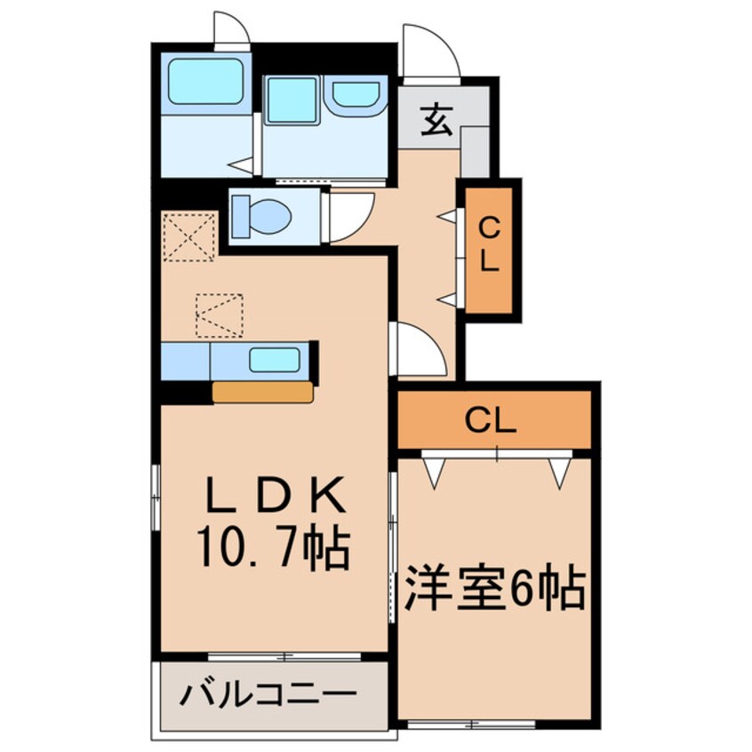 間取図 むくのき荘