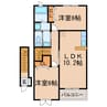 ガーデンハウス　タカ 2LDKの間取り