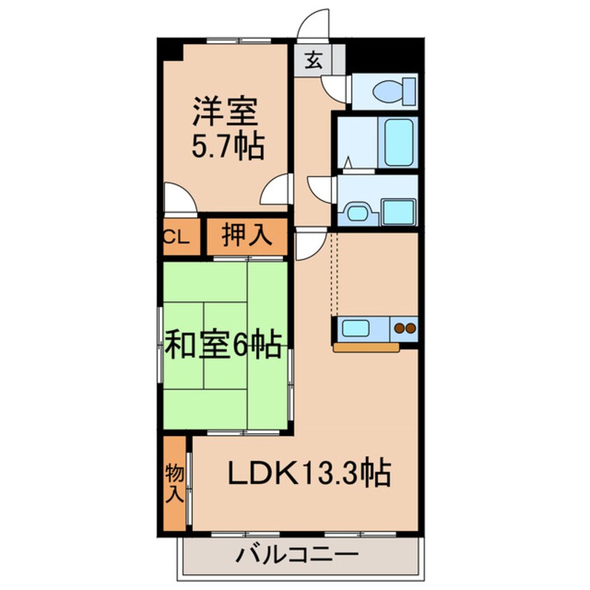 間取図 パストラル守山