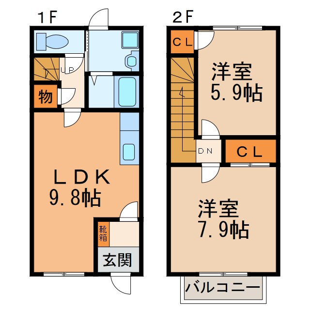 間取り図 BrancheパインラトールＢ棟