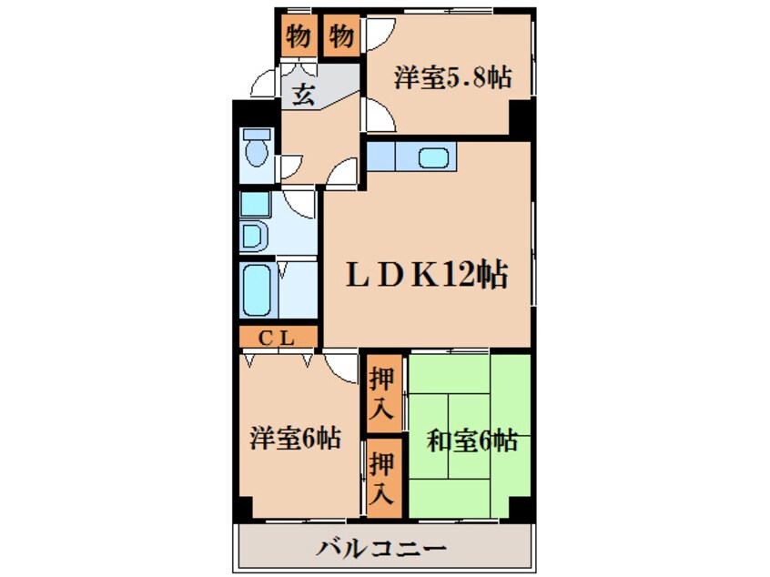 間取図 ビレンテ守山