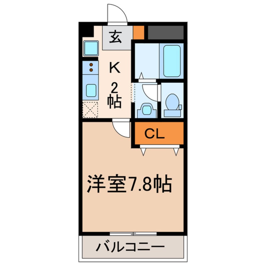 間取図 エクシード弥生