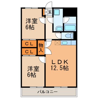 間取図 エンドール吉根