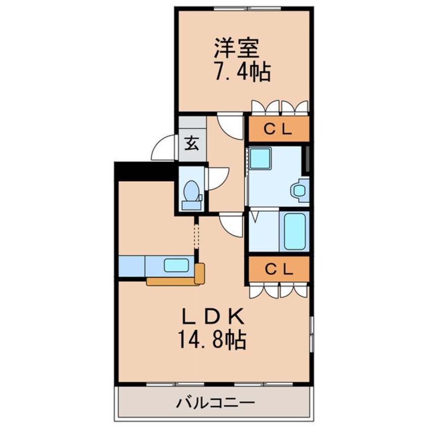 間取図 ベルデ・ブランシェ