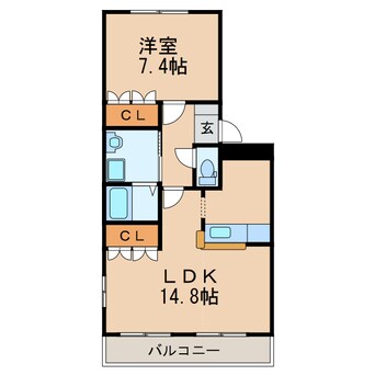 間取図 ベルデ・ブランシェ