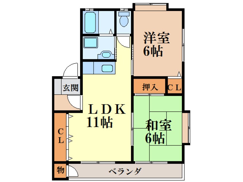 間取図 ハイツみろく