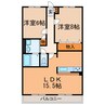 Bolson T 2LDKの間取り