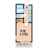 グレイス高蔵寺 1Kの間取り