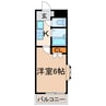 アデナック14 1Kの間取り