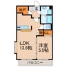 アヴニール（稲口町） 1LDK+Sの間取り