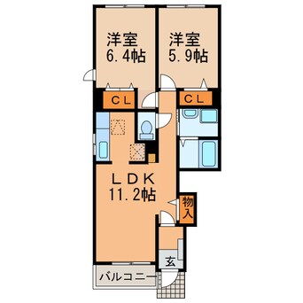 間取図 ドルチェ・Ｍ