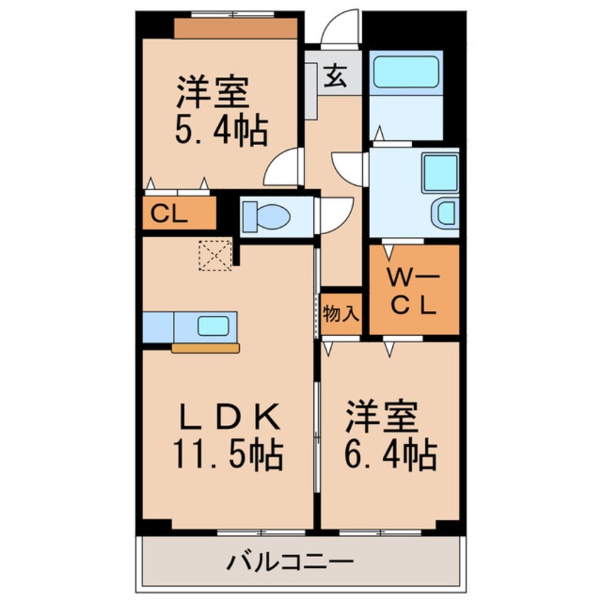 間取図 ビエントナイン