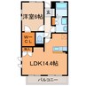 平安 1LDKの間取り