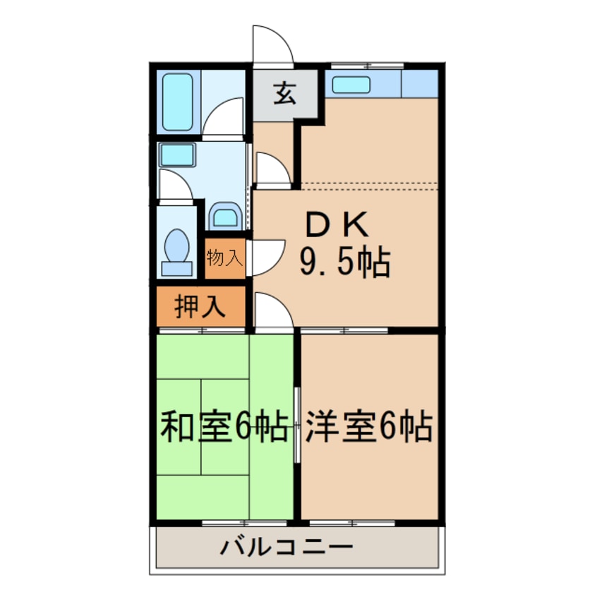 間取図 メゾンブランシュ