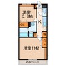 Blumen Garten 2Kの間取り