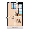 メゾン丸山 1LDKの間取り
