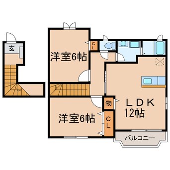 間取図 ブルックヒルズⅠ・Ⅱ